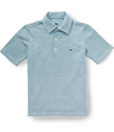 Southern Lure Big Boys Short Sleeve Striped Polo Shirt