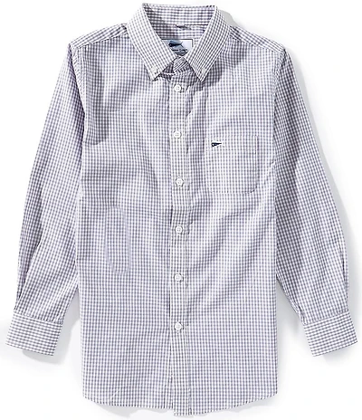 Southern Lure Long-Sleeve Gingham Woven Shirt