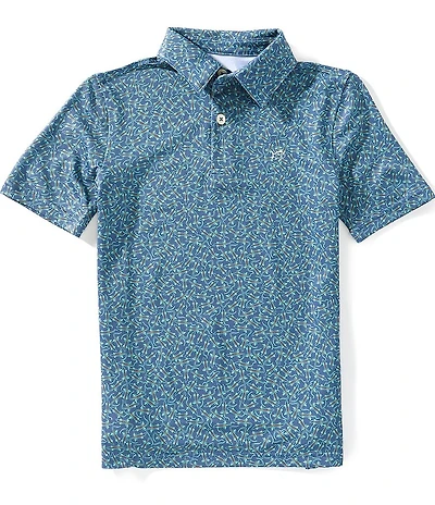 Southern Tide Big Boys Iguanna Glee Performance Polo Shirt
