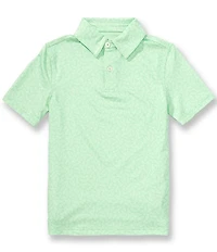 Southern Tide Big Boys Pineapple Parade Printed Short Sleeve Polo Shirt