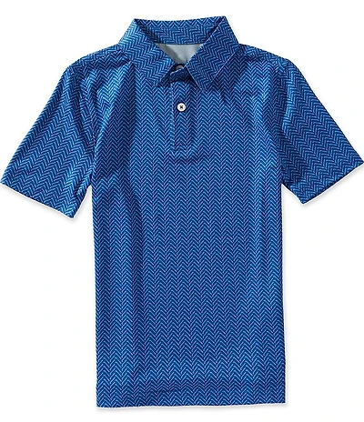 Southern Tide Big Boys Raise The Par Printed Short-Sleeve Polo