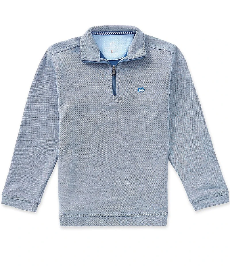 Southern Tide Boys Sandy Cove Quarter Zip Long Sleeve Pullover