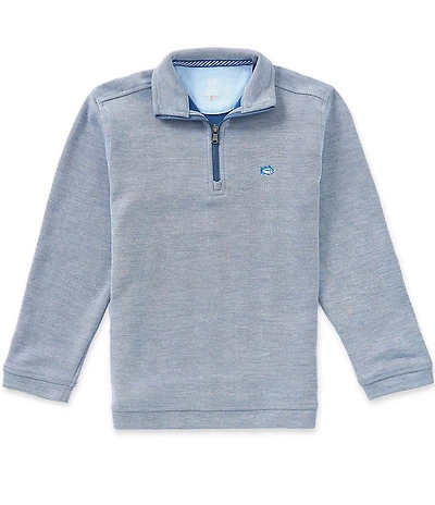 Southern Tide Boys Sandy Cove Quarter Zip Long Sleeve Pullover