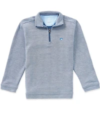 Southern Tide Boys Sandy Cove Quarter Zip Long Sleeve Pullover