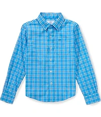 Southern Tide Boys South Beach Plaid Intercoastal Long-Sleeve Sportshirt