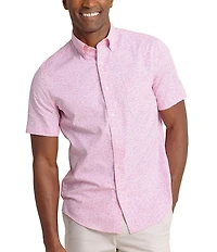 Southern Tide Intercoastal Performance Stretch Bloomz Short Sleeve Woven Shirt