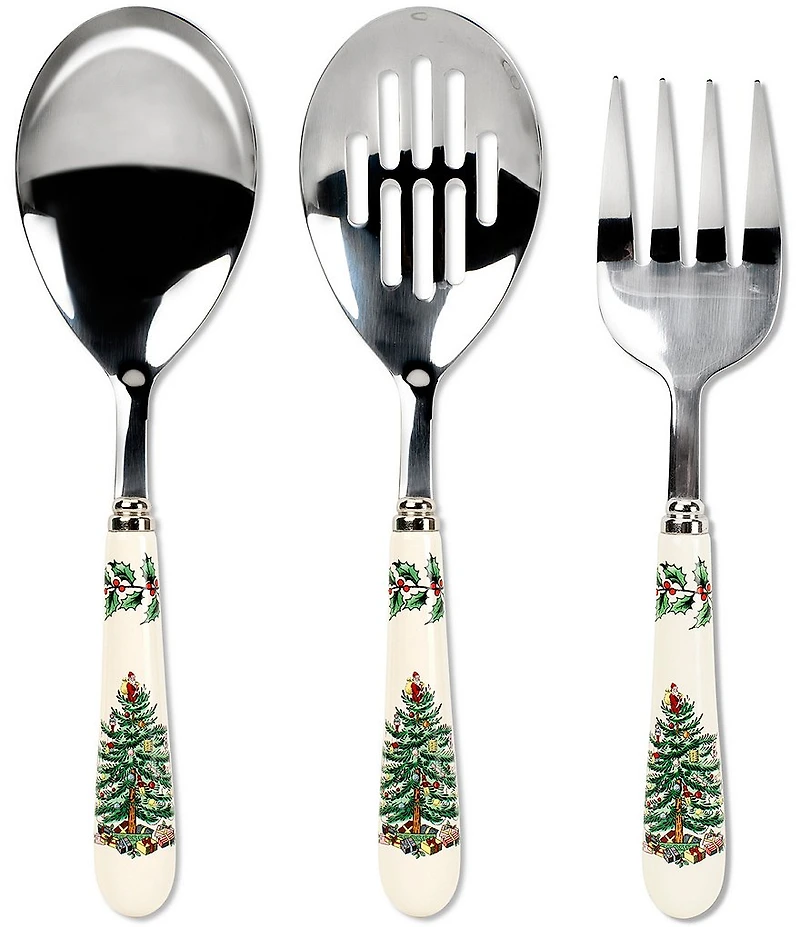 Spode Christmas Tree 3-Piece Cutlery Set