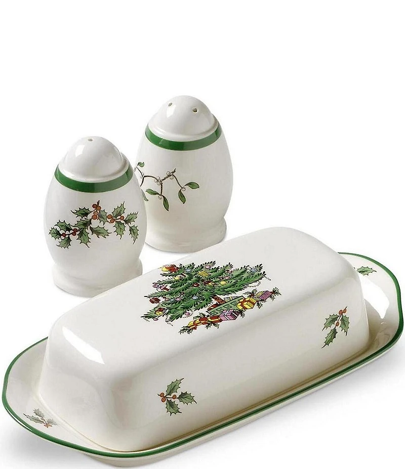 Spode Christmas Tree Hostess Set