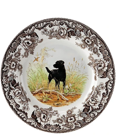 Spode Festive Fall Collection Woodland Hunting Dogs Salad Plate