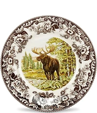 Spode Festive Fall Collection Woodland Majestic Moose Dinner Plate