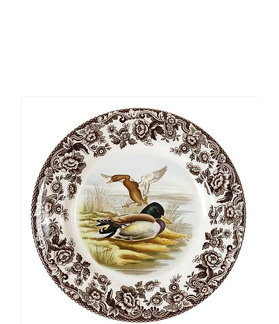 Spode Festive Fall Collection Woodland Mallard Salad Plate