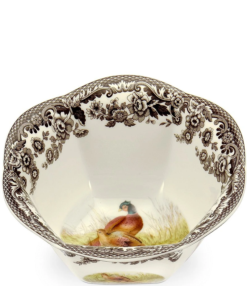 Spode Festive Fall Collection Woodland Pheasant Nut Bowl