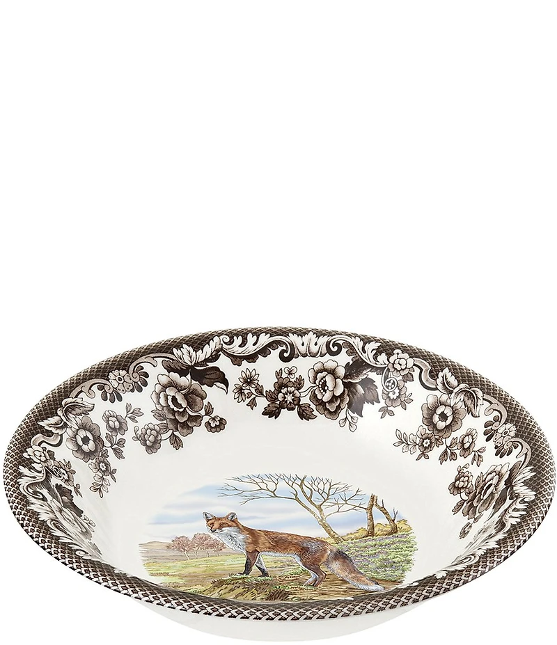 Spode Festive Fall Collection Woodland Red Fox Ascot Cereal Bowl