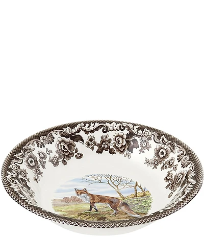 Spode Festive Fall Collection Woodland Red Fox Ascot Cereal Bowl