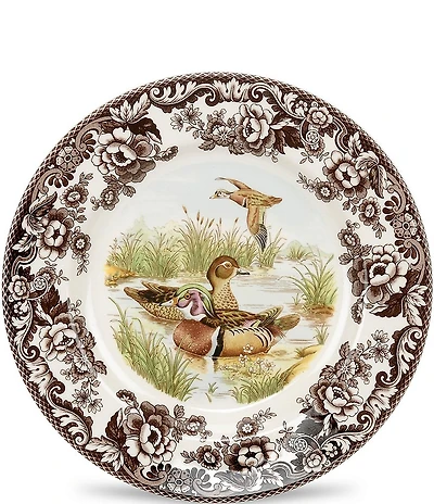 Spode Festive Fall Collection Woodland Wood Duck Salad Plate