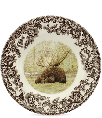 Spode Woodland Majestic Moose Bread & Butter Plate