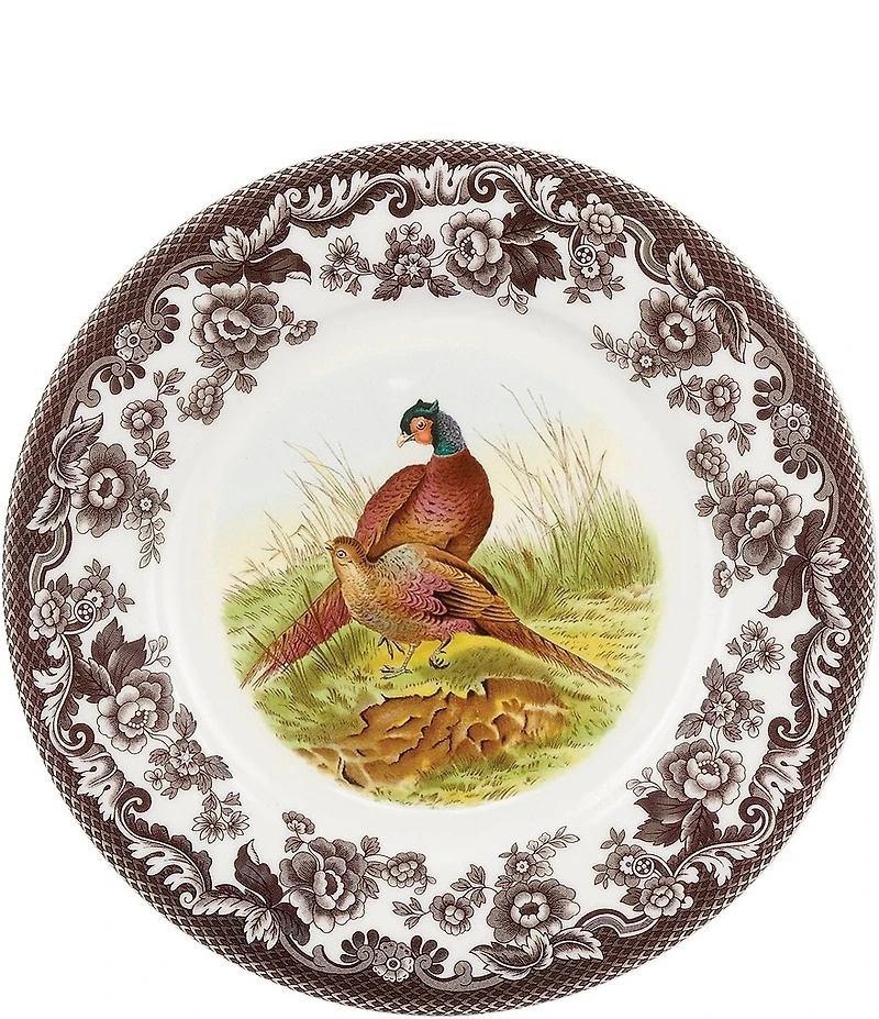 Spode Woodland Pheasant Luncheon Plate