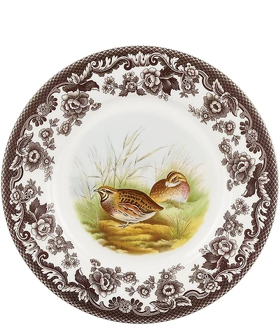 Spode Woodland Quail Luncheon Plate