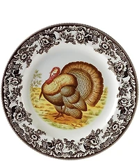 Spode Festive Fall Collection Woodland Turkey Round Platter