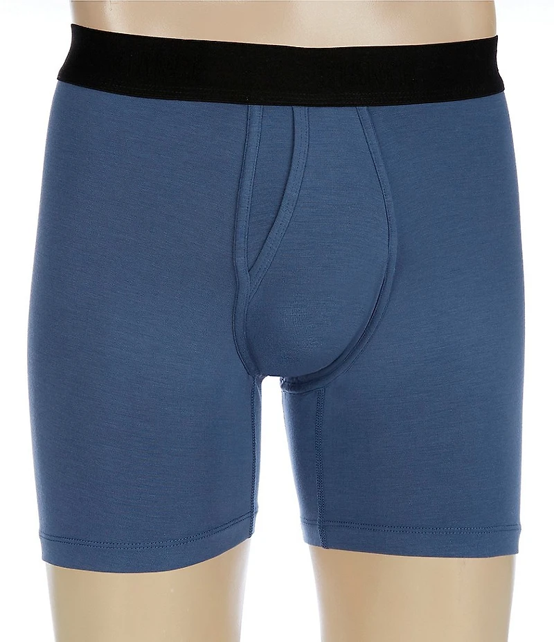 Stance 6#double; Sea Blue Boxer Brief Wholester