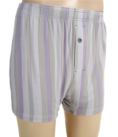 Stance Butter Blend Varied Vertical Stripe 6#double; Boxers