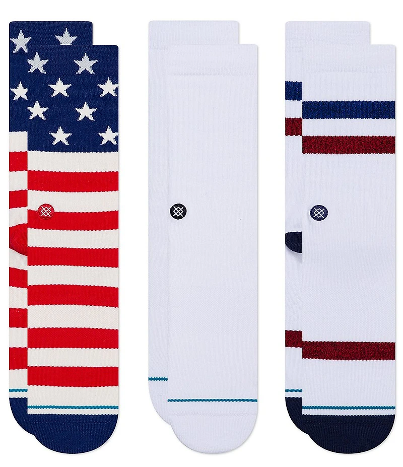 Stance The Americana Crew Socks 3-Pack