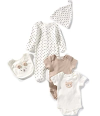 Starting Out Baby Boys Knit Bear Layette 5-Piece Set