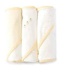Starting Out Baby Ducky 3-Pack Hooded Towels