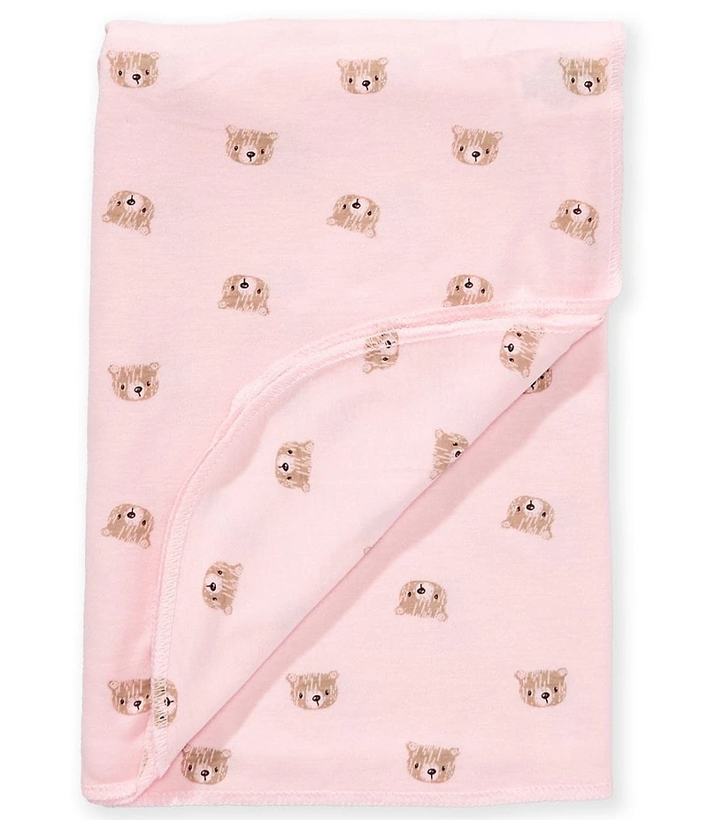 Starting Out Baby Girls Bear Swaddle Blanket