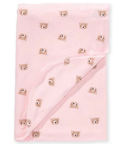 Starting Out Baby Girls Bear Swaddle Blanket