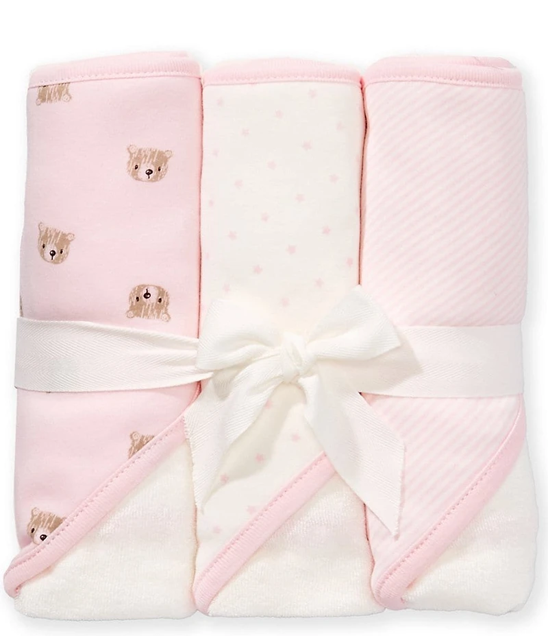 Starting Out Baby Girls Bear Towel Set