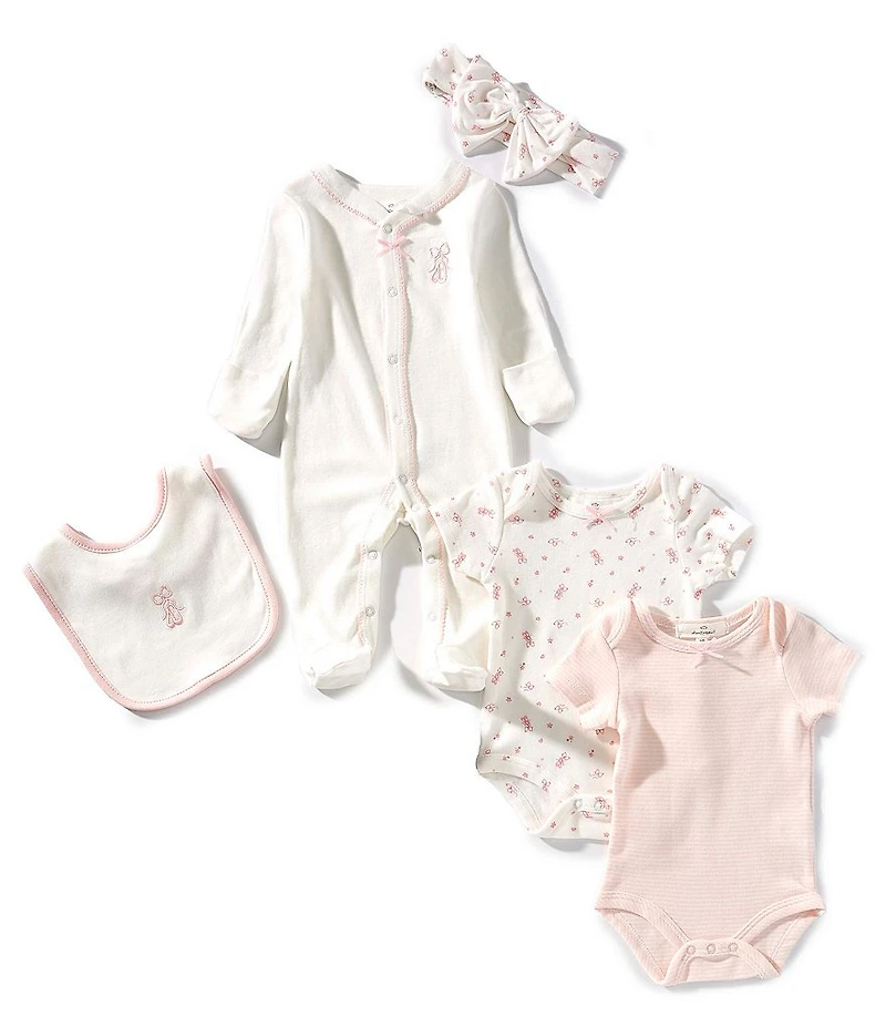 Starting Out Baby Girls Knit Ballet Layette 5-Piece Set