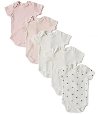 Starting Out Baby Girls Elephant 5-Pack Bodysuits