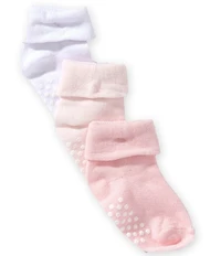 Starting Out Baby Girls Six-Pack Socks