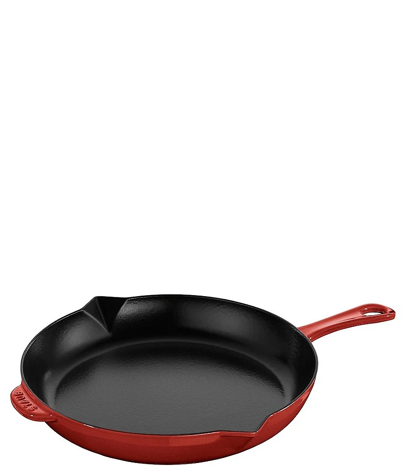 Staub Cast Iron 12#double; Matte Finish Frying Pan