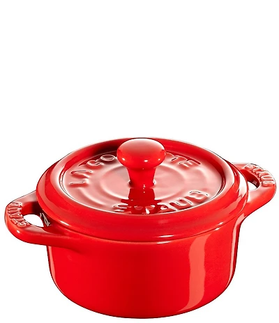 Staub Stoneware 3-Piece Mini Round Cocotte Set
