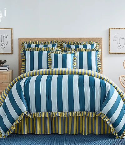 Studio D Lola Striped Reversible Comforter Mini Set