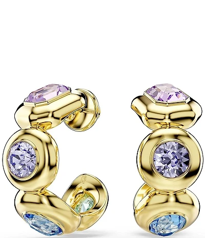 Swarovski Gema Multi Stone Hoop Earrings