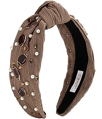 Sweet Wink Girls Football Pearl Headband