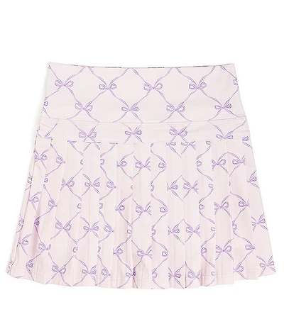 Sweet Wink Girls Bow Trellis-Printed Skort