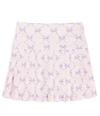 Sweet Wink Girls Bow Trellis-Printed Skort