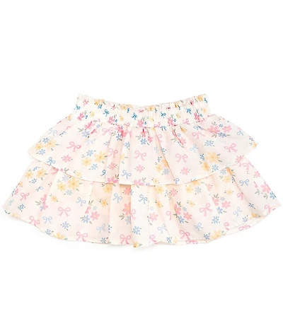 Sweet Wink Girls Floral-Printed Skort