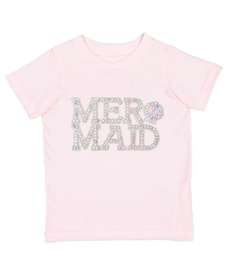 Sweet Wink Girls Mermaid Pearl Short Sleeve T-Shirt