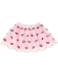 Sweet Wink Girls Sequin Football Patch Tulle Tutu