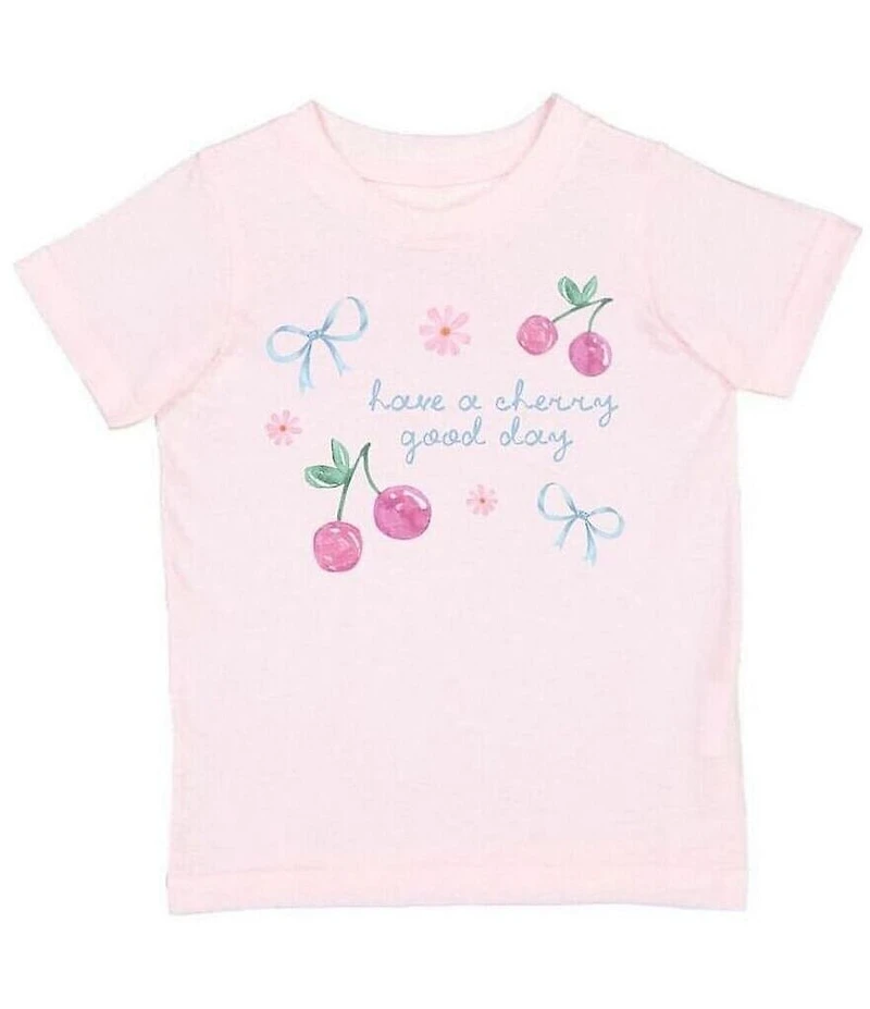 Sweet Wink Girls Short-Sleeve Cherry Good Day T-Shirt