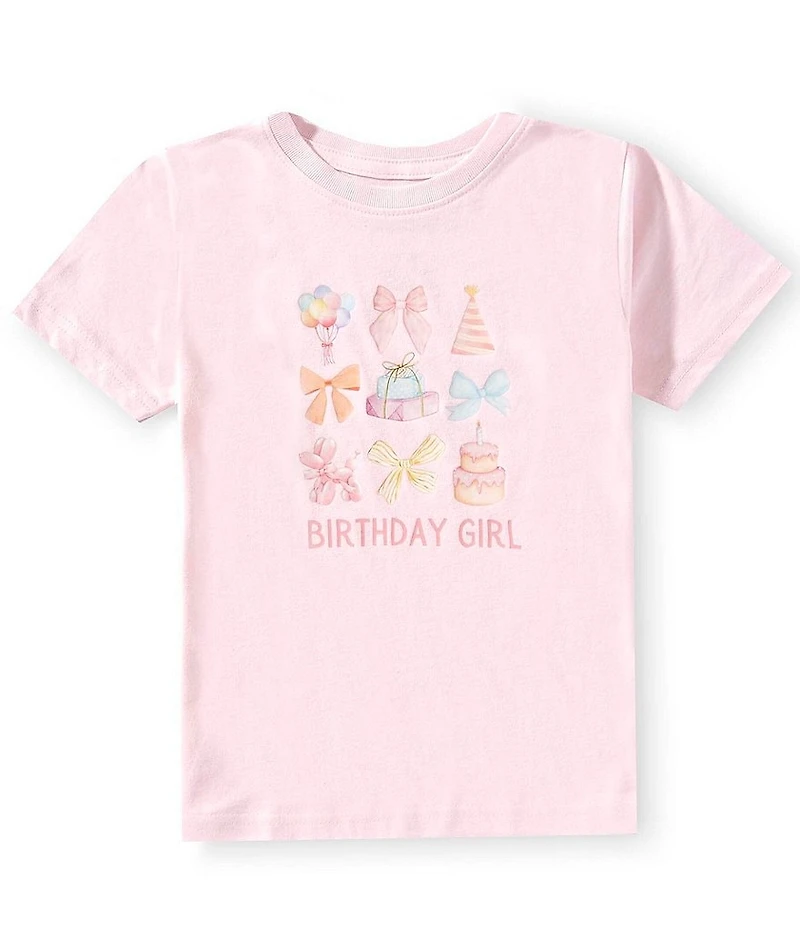 Sweet Wink Little/Big Girls Short-Sleeve Birthday Girl T-Shirt