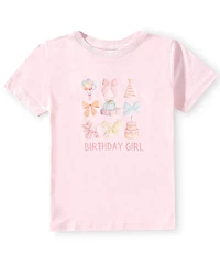 Sweet Wink Little/Big Girls Short-Sleeve Birthday Girl T-Shirt