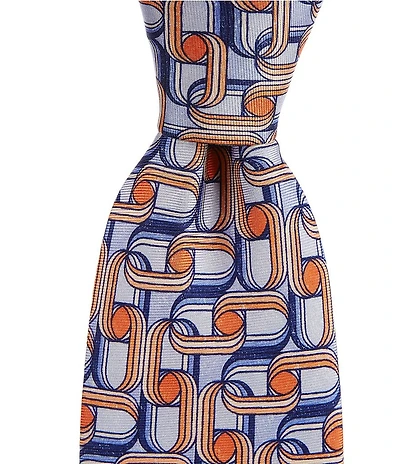 Ted Baker London 3 1/8#double; Traditional Chilton Geo Print Tie