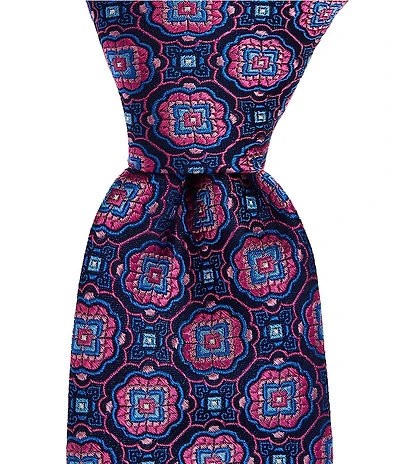 Ted Baker London Ashbridge Medallion Traditional Woven Silk Tie
