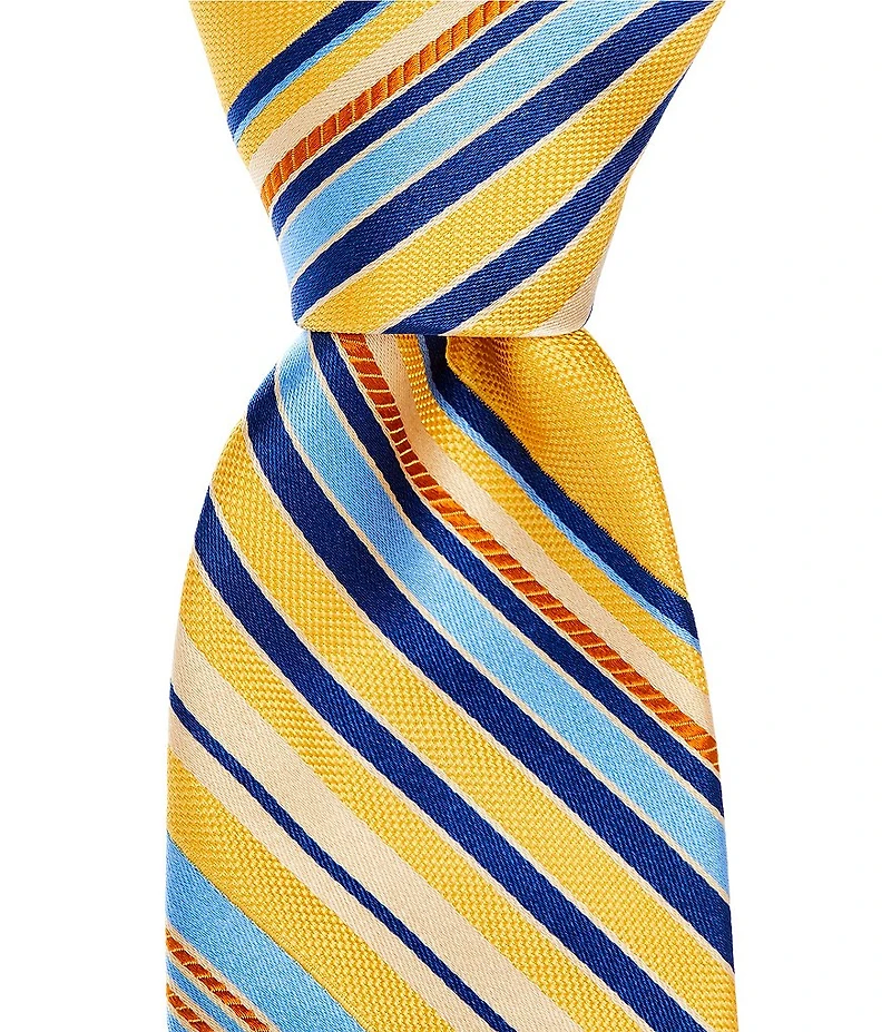 Ted Baker London Yardley Satin Stripe Traditional Silk Tie